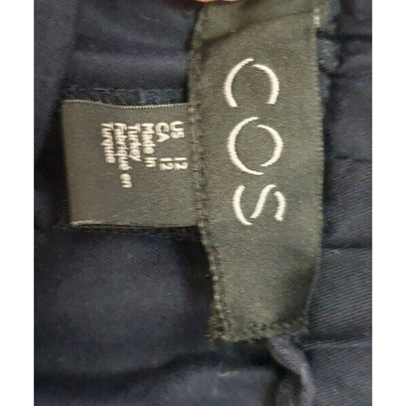 Cos Panelled Trousers With Elastic Waist Size 12 - Picture 9 of 11